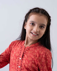 Princess Printed Ethnic Set (10-14 Years)