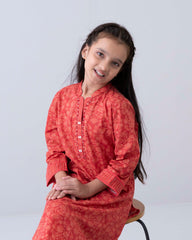 Princess Printed Ethnic Set (10-14 Years)
