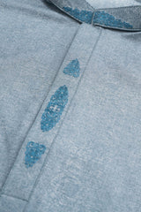 Regular Fit Embroidered Semi-Formal Panjabi