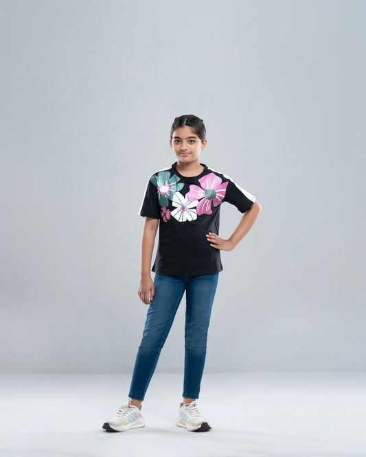 Girls' Athleisure T-Shirt (6-8 Years)