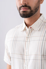 Regular Fit Checkered Casual Shirt
