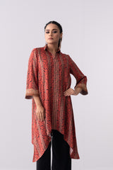 Mid-Length Relaxed Fit Ethnic Kurta