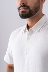 Regular Fit Solid Casual Shirt