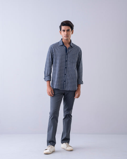 Regular Fit Check Casual Shirt
