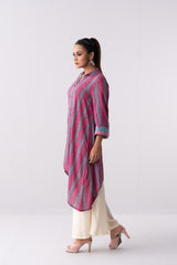Mid-Length Relaxed Fit Ethnic Kurta