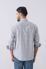 Regular Fit Checkered Casual Shirt