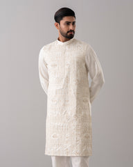 Regular Fit Embroidered Formal Panjabi