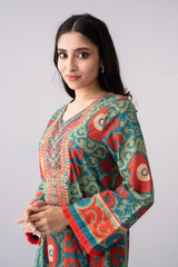 Digital Printed One Piece Lawn Kurti