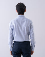 Regular Fit Micro Dobby Check Templeton Formal Shirt