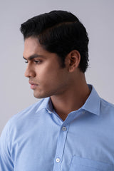 Regular Fit Micro Dobby Check Templeton Formal Shirt