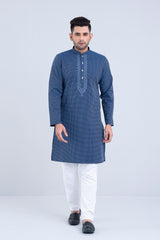 Regular Fit Semi-Formal Dobby Panjabi