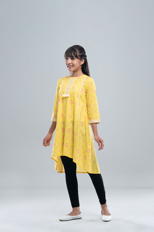 Junior Girls' Ethnic Top (10-14 Years)