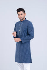 Regular Fit Semi-Formal Dobby Panjabi
