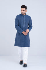 Regular Fit Semi-Formal Dobby Panjabi