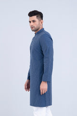 Regular Fit Semi-Formal Dobby Panjabi