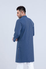 Regular Fit Semi-Formal Dobby Panjabi