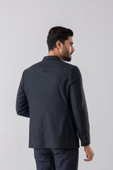 Dobby-Textured Knit Blazer