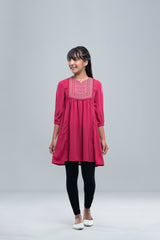 Junior Girls' Ethnic Top (10-14 Years)