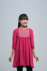 Junior Girls' Ethnic Top (10-14 Years)