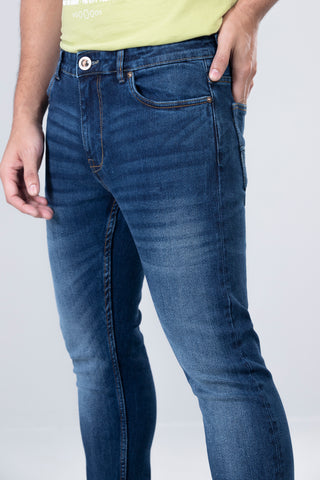 Vintage Blue Slim Fit Jeans