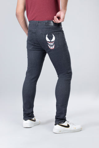 YELLOW x Spiderman's Venom - Slim Fit Jeans