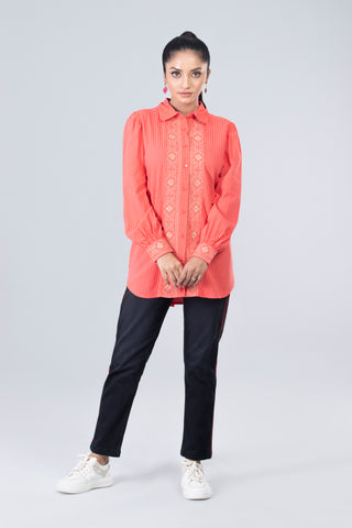 Embroidered Relaxed Fit Shirt