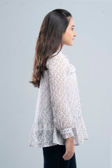 Junior Girls Western Fashion Top (10-14 Years)