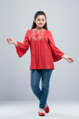 Junior Girls Western Fashion Top (10-14 Years)