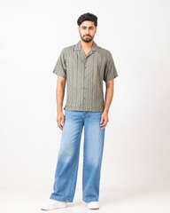 Regular Fit Solid Casual Shirt