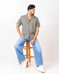 Regular Fit Solid Casual Shirt