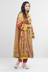 Smart Fit Printed Three Piece Lawn