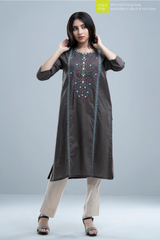 Smart Fit Embroidered Ethnic Kurta