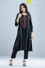 Smart Fit Embroidered Ethnic Kurta