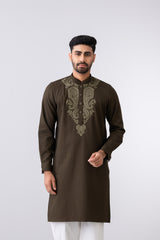 Regular Fit Embroidered Formal Panjabi