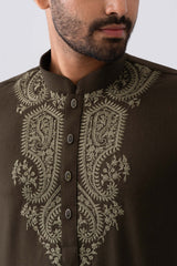 Regular Fit Embroidered Formal Panjabi