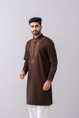 Regular Fit Embroidered Formal Panjabi