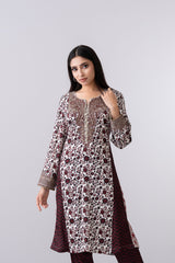 Smart Fit Embellished Three-Piece Formal Set with Organza Dupatta