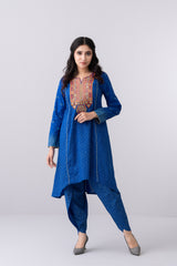 Smart Fit Embroidered Two-Piece Ethnic Set