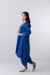 Smart Fit Embroidered Two-Piece Ethnic Set