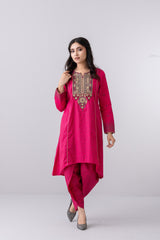 Smart Fit Embroidered Two-Piece Ethnic Set