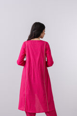 Smart Fit Embroidered Two-Piece Ethnic Set