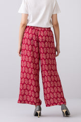 Relaxed Fit Viscose Digital Printed Palazzo