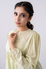 Embroidered Viscose Fashion Top - Mystika