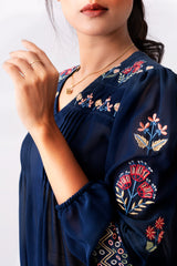 Floral Embroidered Fashion Top