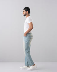 Straight Fit Light Blue Jeans