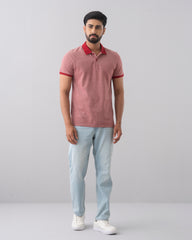 Regular Fit Jacquard Polo Shirt