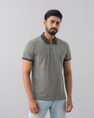 Regular Fit Jacquard Polo Shirt