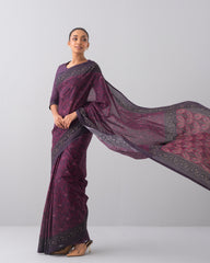 Digital Printed Cotton Saree