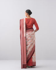 Digital Printed Cotton Saree