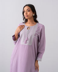 Smart Fit Embellished Two-Piece Formal Ethnic Set with Organza Dupatta